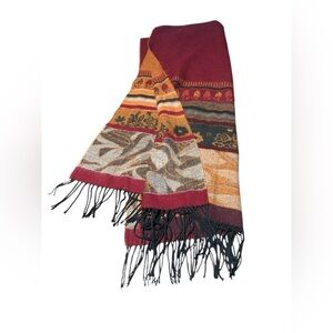 Elegant Multicolor Patterned Scarf
